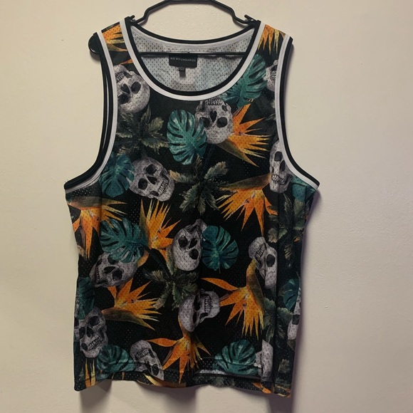 No Boundaries Other - A Guys Skull Tank Top